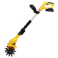 Cordless Electric Garden Tiller Cultivator 20V – Rechargeable Battery Soil рыхer with 250RPM Power for Garden, Lawn & Farm Use