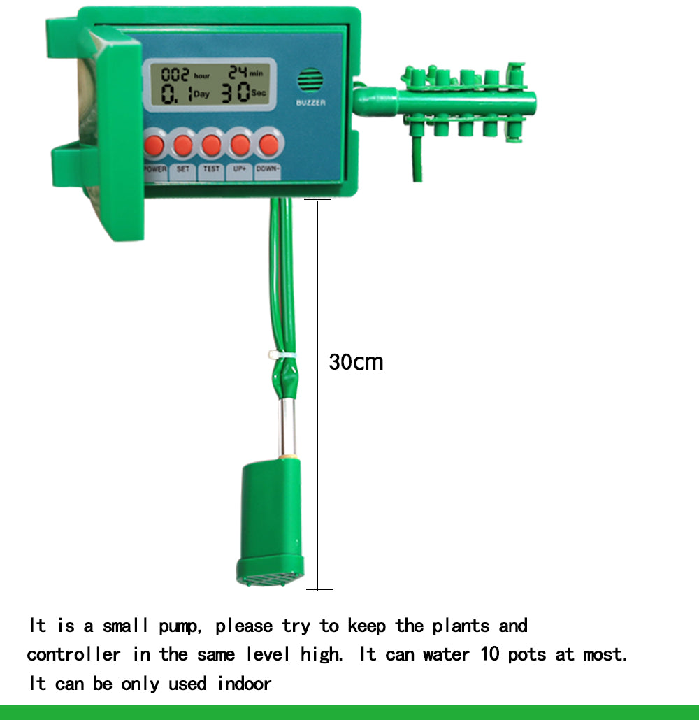Smart Automatic Micro Drip Irrigation Kit with Controller – Home Garden Watering System for Lawn, Flower Beds & Plants