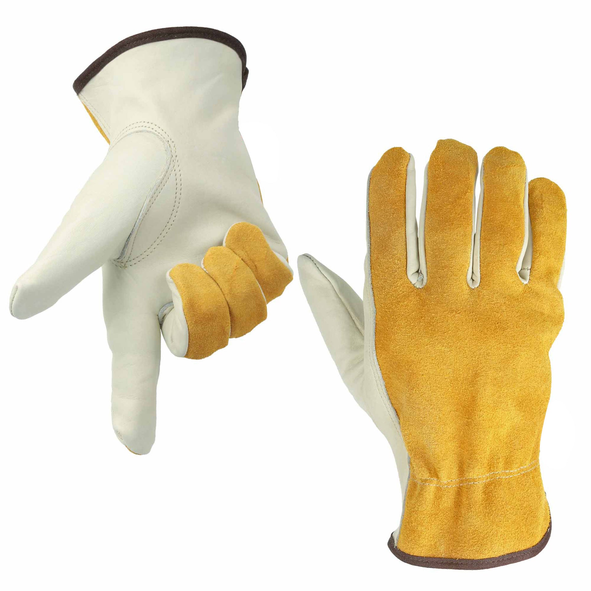 Heavy Duty Gardening Gloves – Protective Work Safety Gloves for Yard Work, Planting & Outdoor Tasks