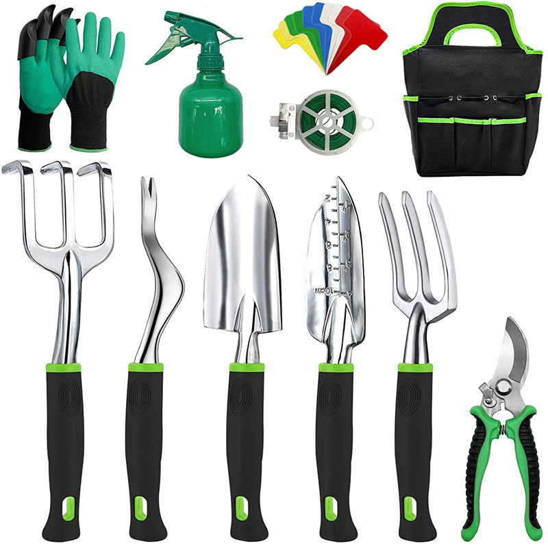 Aluminium Alloy Garden Tool Set – Heavy Duty Gardening Kit for Planting, Weeding & Pruning | Durable Outdoor Hand Tools