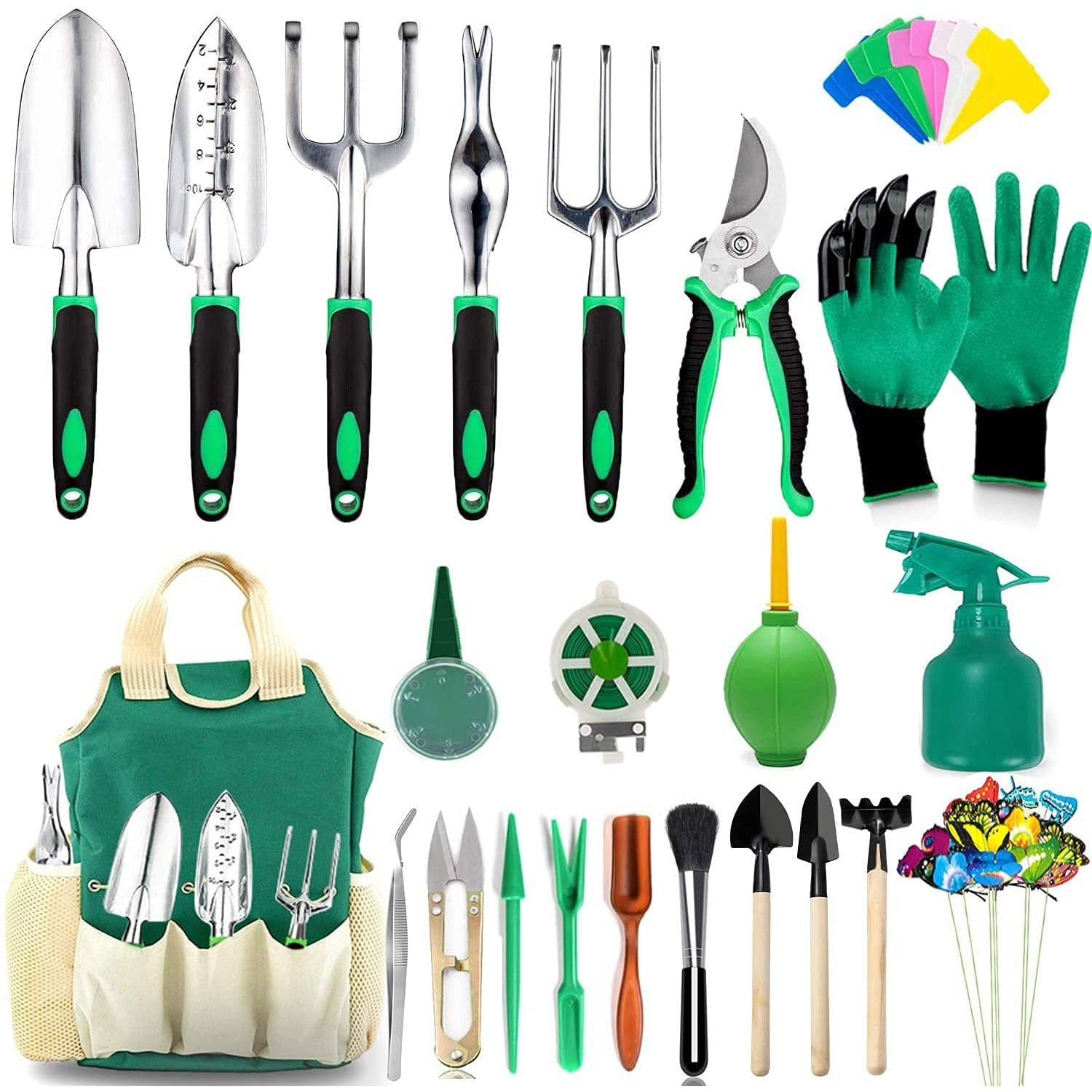 Aluminium Alloy Garden Tool Set – Heavy Duty Gardening Kit for Planting, Weeding & Pruning | Durable Outdoor Hand Tools