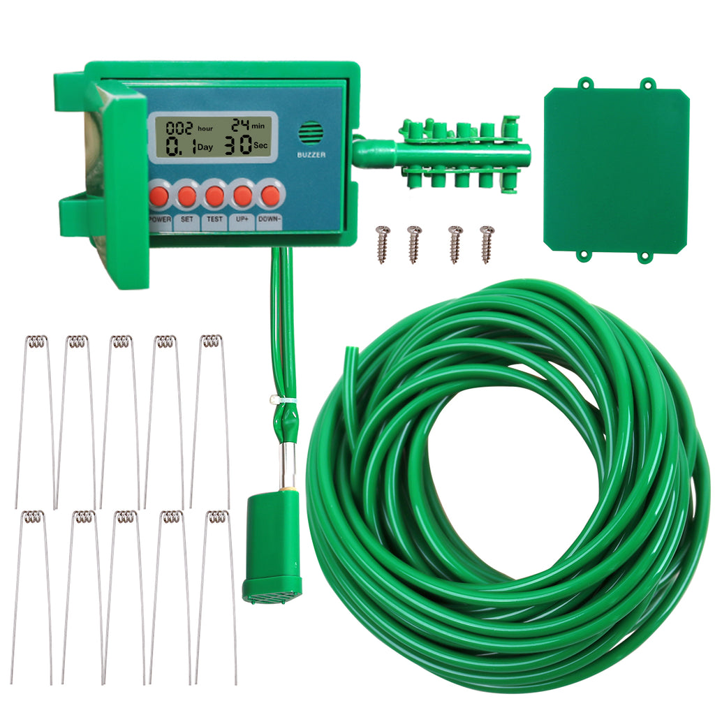 Smart Automatic Micro Drip Irrigation Kit with Controller – Home Garden Watering System for Lawn, Flower Beds & Plants