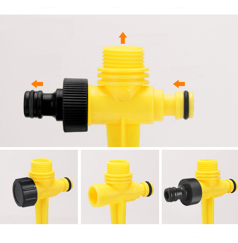Two-Way Rotating Garden Sprinkler – Agricultural Lawn Irrigation System for Greening, Farm & Large Area Watering