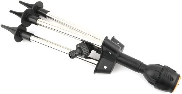 Adjustable Tripod Rotating Garden Sprinkler – Retractable Automatic Irrigation System for Lawn, Yard & Large Area Watering